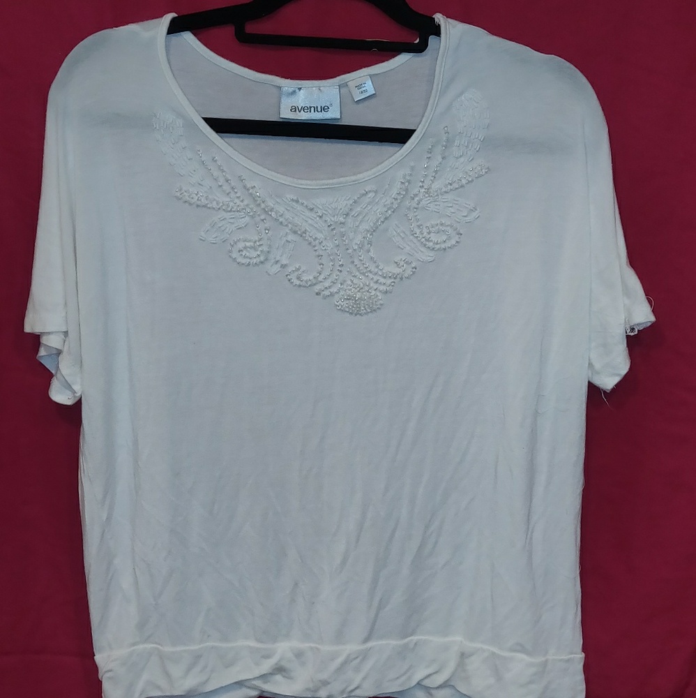 Avenue White Blouse18/20